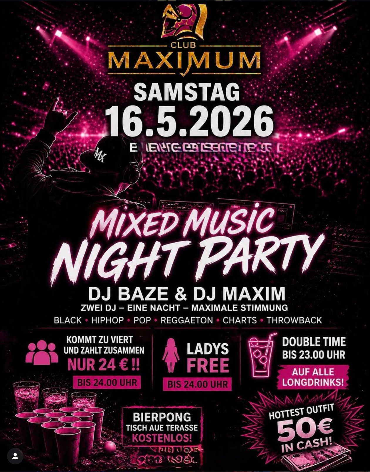 Mixed Music Night Party · 16.05.2026